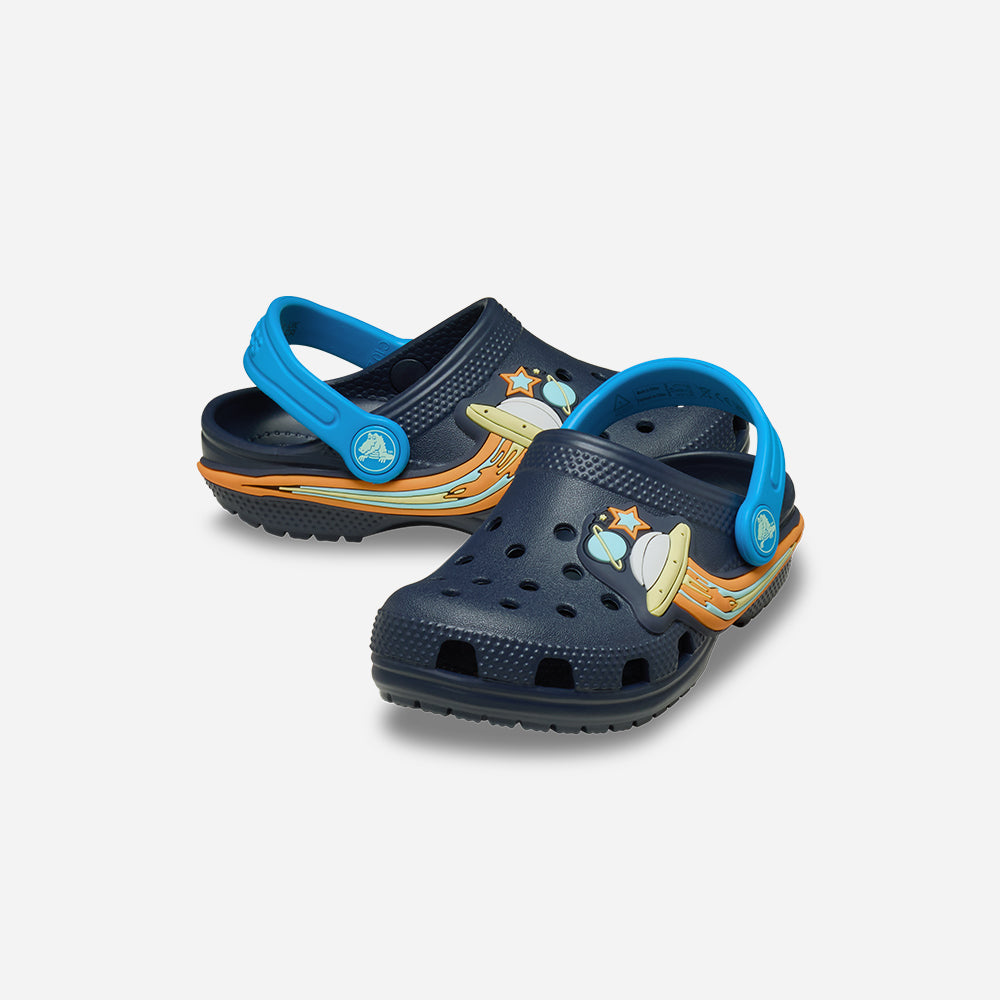 Giày Clog Trẻ Em Crocs Classic Ufo - Xanh Navy - Supersports Vietnam