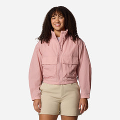 Áo Khoác Nữ Columbia Paracutie™ Cropped Cargo Windbreaker - Hồng - Supersports Vietnam