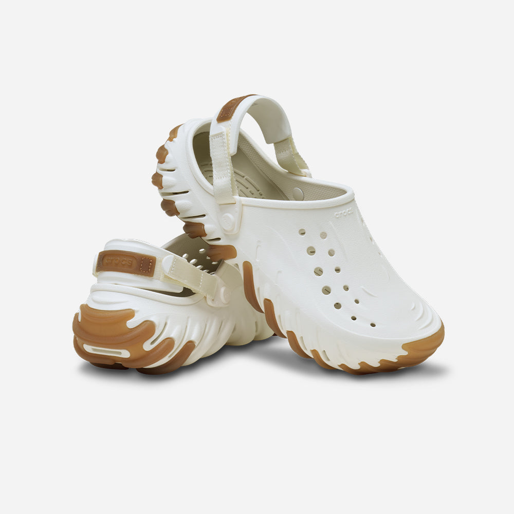 Giày Clog Unisex Crocs Echo Gum Ro - Trắng - Supersports Vietnam