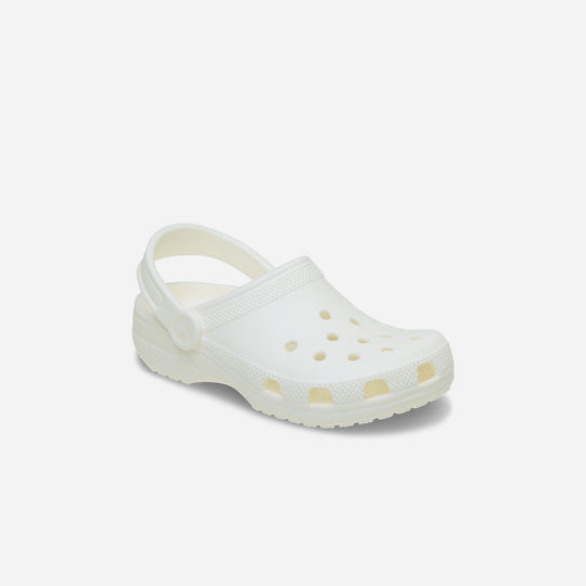 Giày Clog Trẻ Em Crocs Classic Glow - Trắng