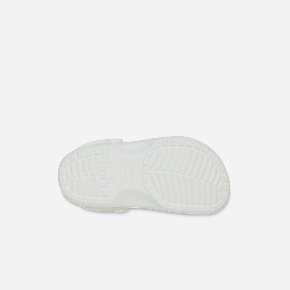 Giày Clog Trẻ Em Crocs Classic Glow - Trắng - Supersports Vietnam