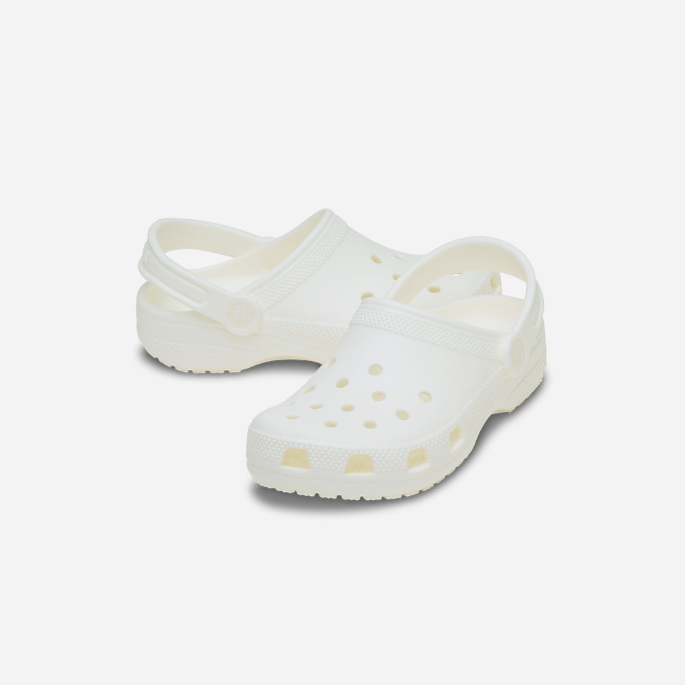 Giày Clog Trẻ Em Crocs Classic Glow - Trắng - Supersports Vietnam