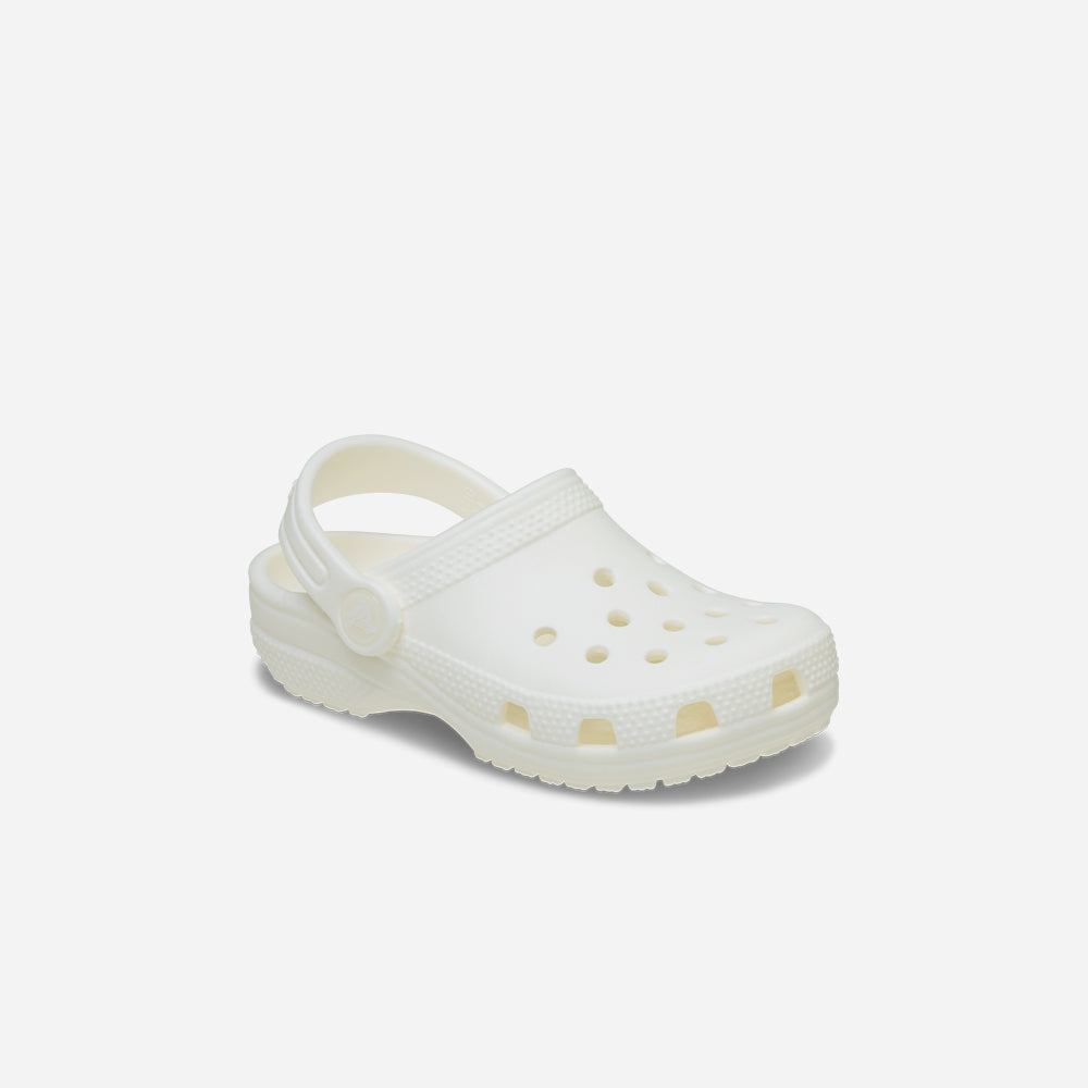 Giày Clog Trẻ Em Crocs Classic Glow - Trắng - Supersports Vietnam