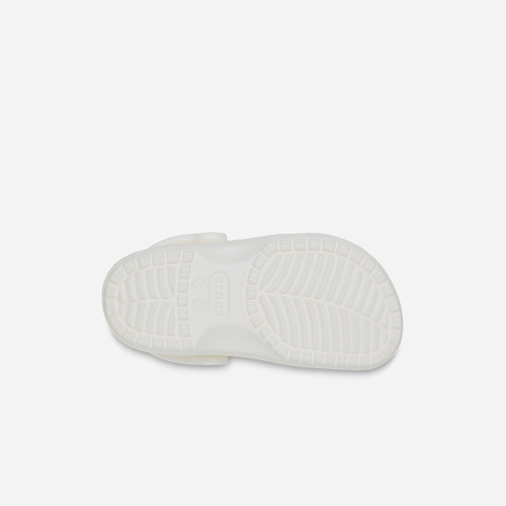 Giày Clog Trẻ Em Crocs Classic Glow - Trắng - Supersports Vietnam