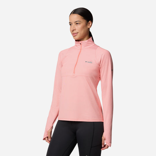 Áo Thun Dài Tay Nữ Columbia Summit Valley™ Half Zip - Hồng