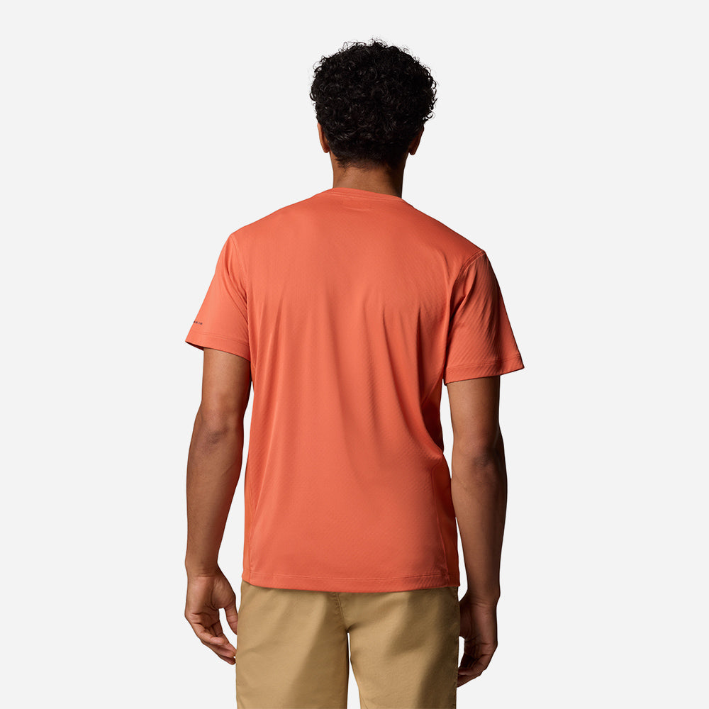 Áo Thun Tay Ngắn Nam Columbia Zero Rules™ Light Short Sleeve Crew - Cam - Supersports Vietnam
