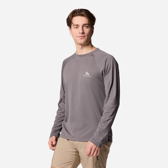 Áo Thun Dài Tay Nam Columbia Alpine Chill™ Pro Graphic Long Sleeve Crew - Nâu