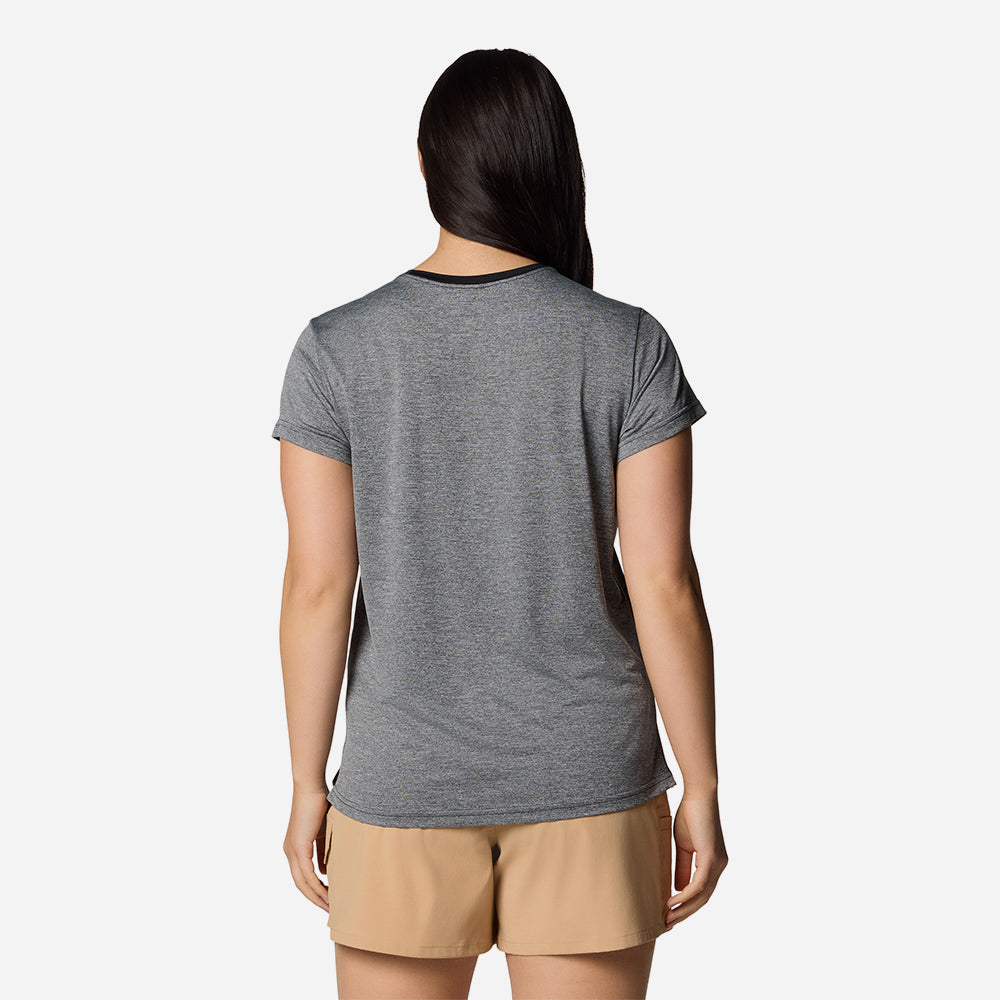 Áo Thun Tay Ngắn Nữ Columbia Bluevista Hill™ Short Sleeve Crew - Xám - Supersports Vietnam