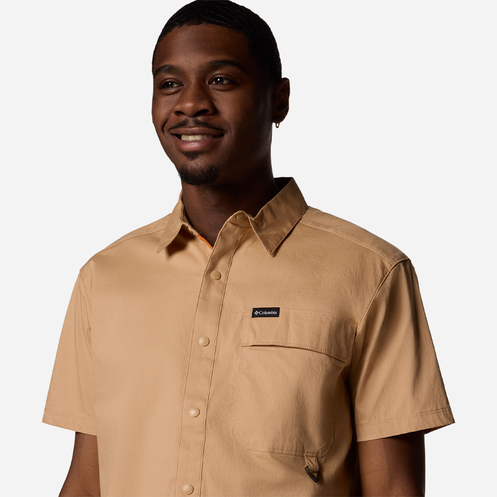 Áo Sơ Mi Tay Ngắn Nam Columbia Landroamer™ Twill - Cam - Supersports Vietnam