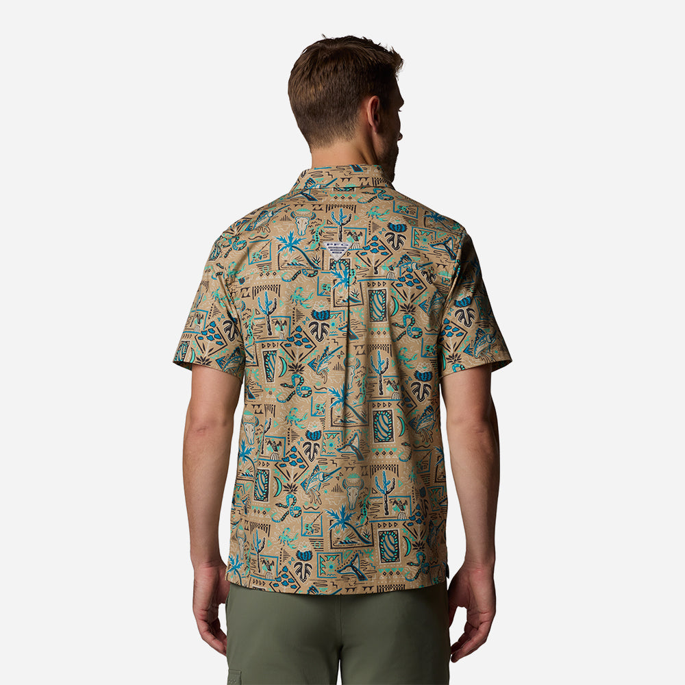 Áo Sơ Mi Tay Ngắn Nam Columbia Wild Cast™ Camp - Nâu - Supersports Vietnam