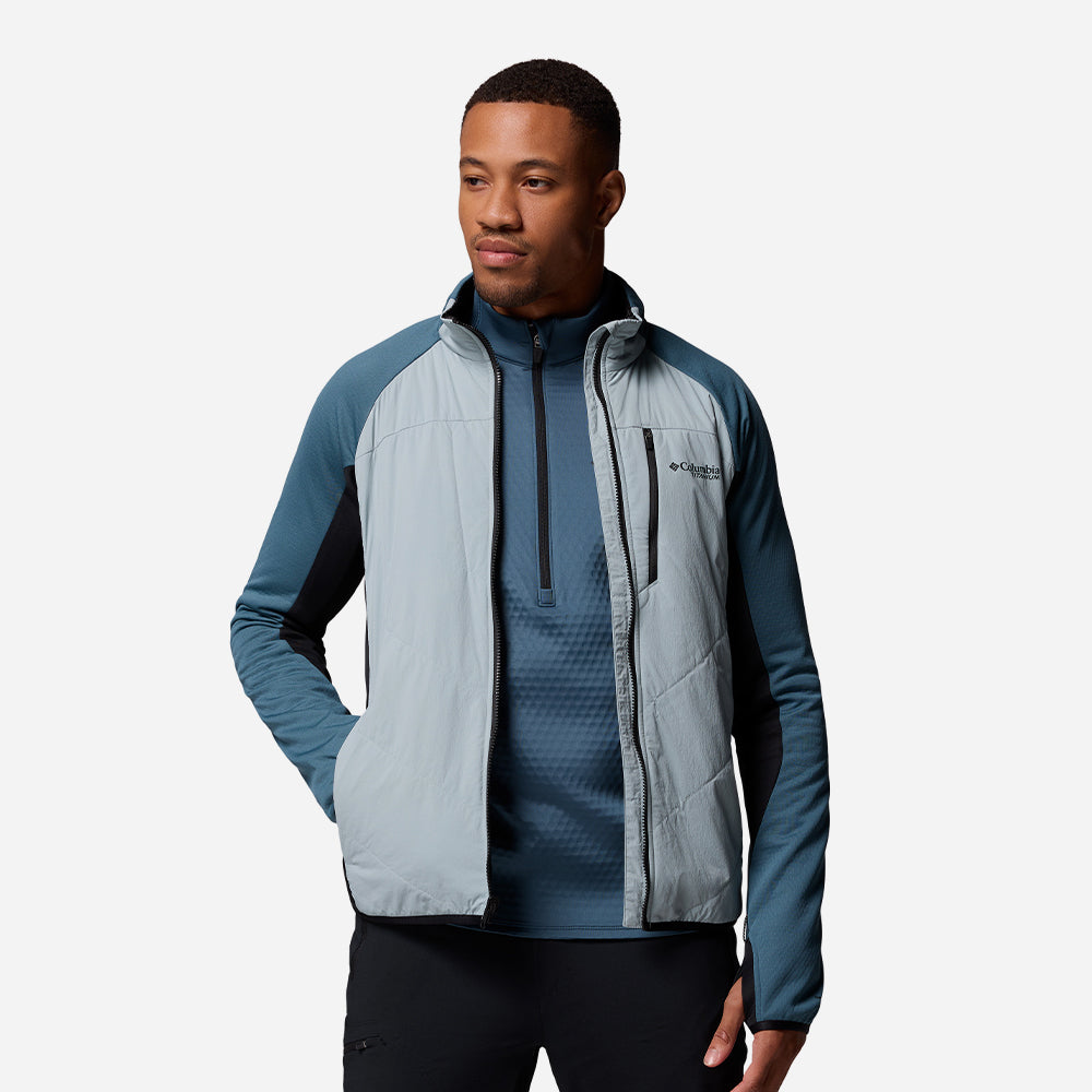 Áo Khoác Nam Columbia Arctic Crest™ Hybrid Full Zip - Xanh Dương - Supersports Vietnam