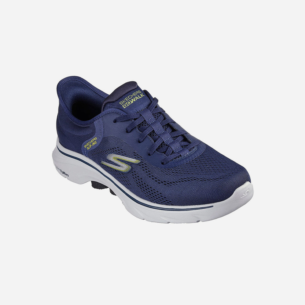 Giày Đi Bộ Nam Skechers Go Walk 7 - Xanh Navy - Supersports Vietnam