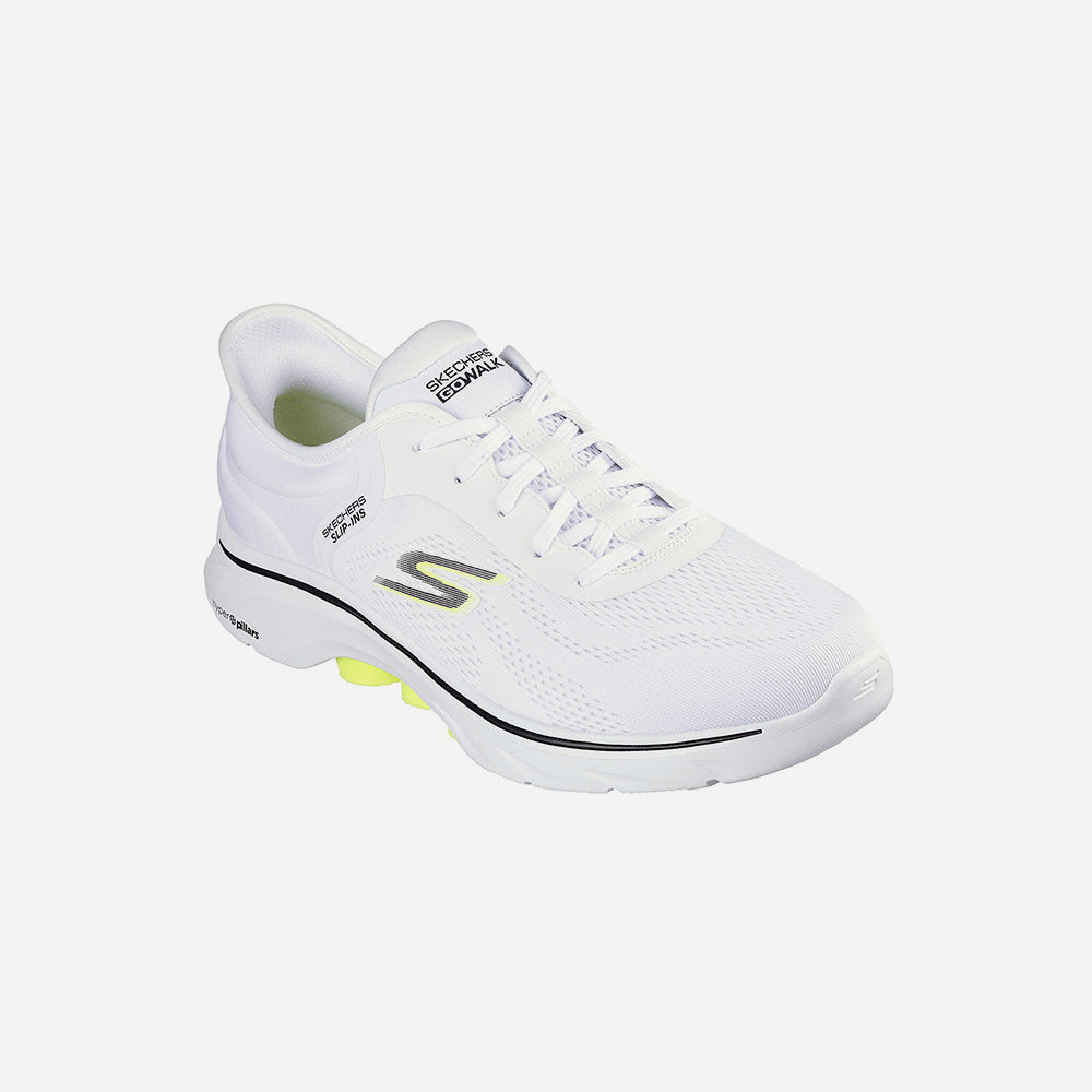 Giày Đi Bộ Nam Skechers Go Walk 7 - Trắng - Supersports Vietnam