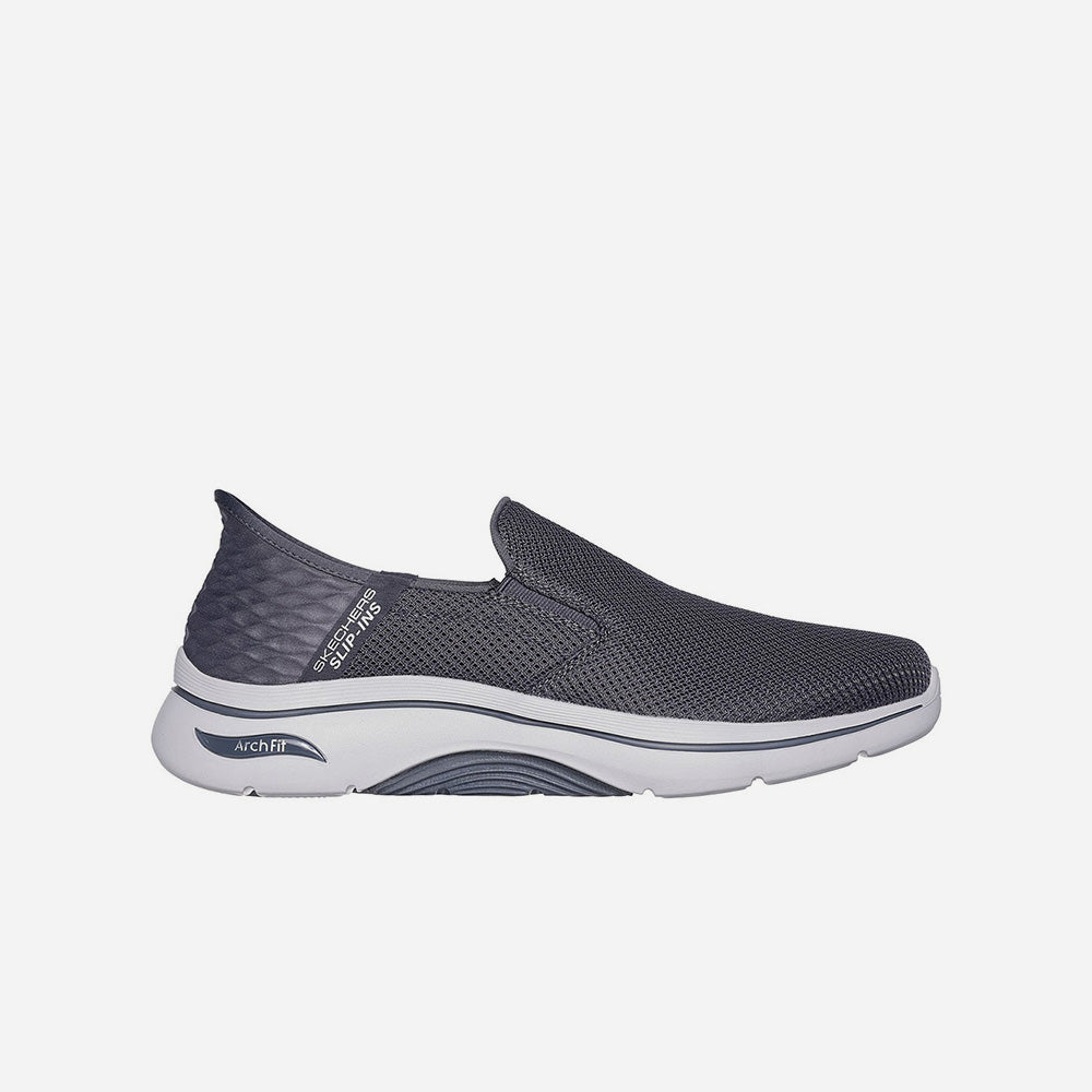 Giày Slip-On Nam Skechers GOwalk Arch Fit 2.0 - Xám