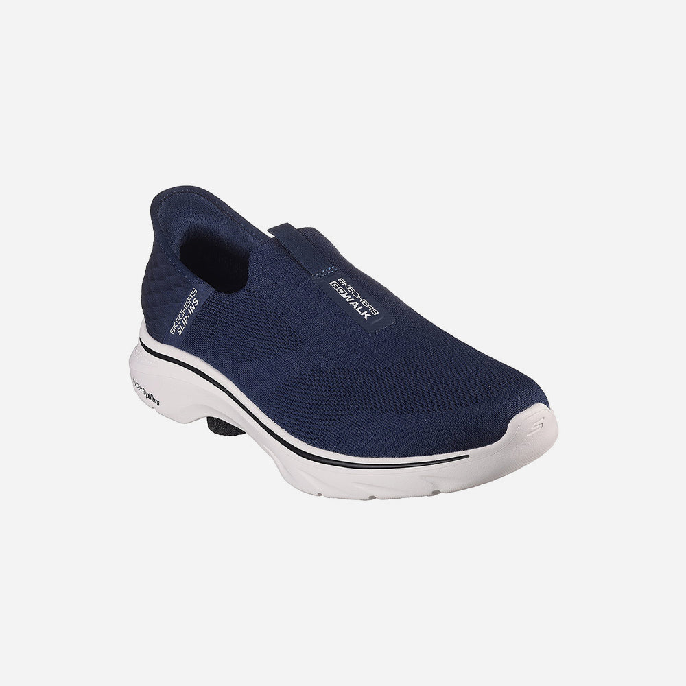 Giày Luyện Tập Nam Skechers GOwalk 7 - Xanh Navy - Supersports Vietnam