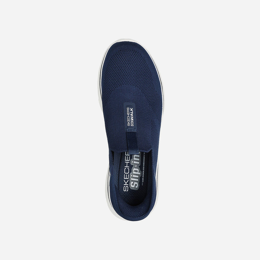 Giày Luyện Tập Nam Skechers GOwalk 7 - Xanh Navy - Supersports Vietnam