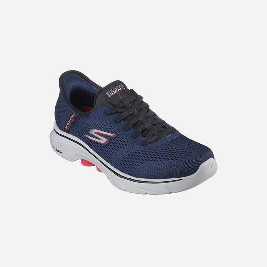 Giày Luyện Tập Nam Skechers GOwalk 7 - Xanh Navy