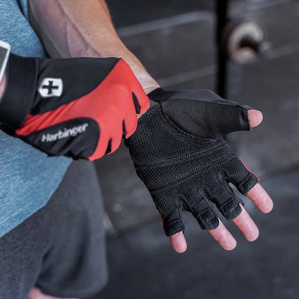 Găng Tay Tập Gym Nam Harbinger Flexfit 2.0 - Đỏ - Supersports Vietnam
