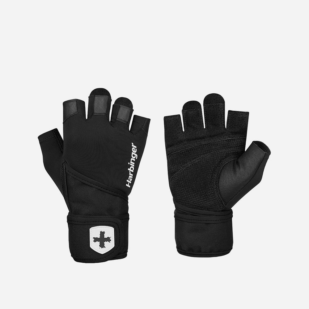 Găng Tay Tập Gym Nam Harbinger Pro Wristwrap 2.0 - Đen - Supersports Vietnam