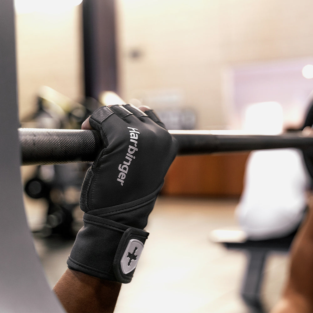 Găng Tay Tập Gym Nam Harbinger Pro Wristwrap 2.0 - Đen - Supersports Vietnam
