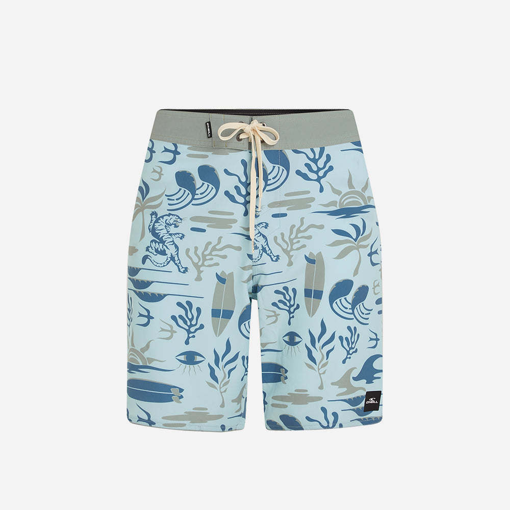 Quần Ngắn Đi Biển Nam O'Neill Hyperfreak Mysto Scallop 20 - Xanh Dương - Supersports Vietnam