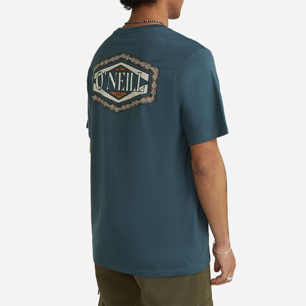 Áo Thun Nam O'Neill Back Print - Xanh Navy - Supersports Vietnam