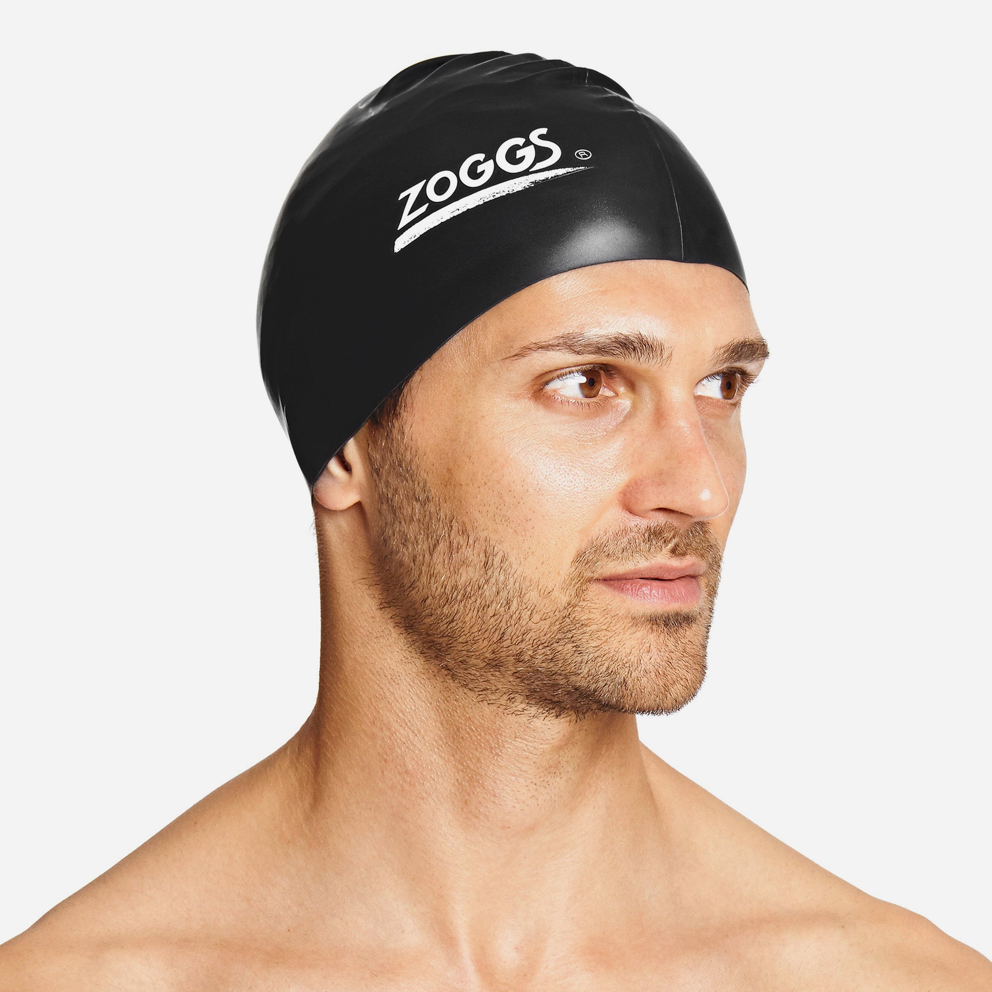 Nón Bơi Người Lớn Zoggs Silicone Plain - Đen - Supersports Vietnam