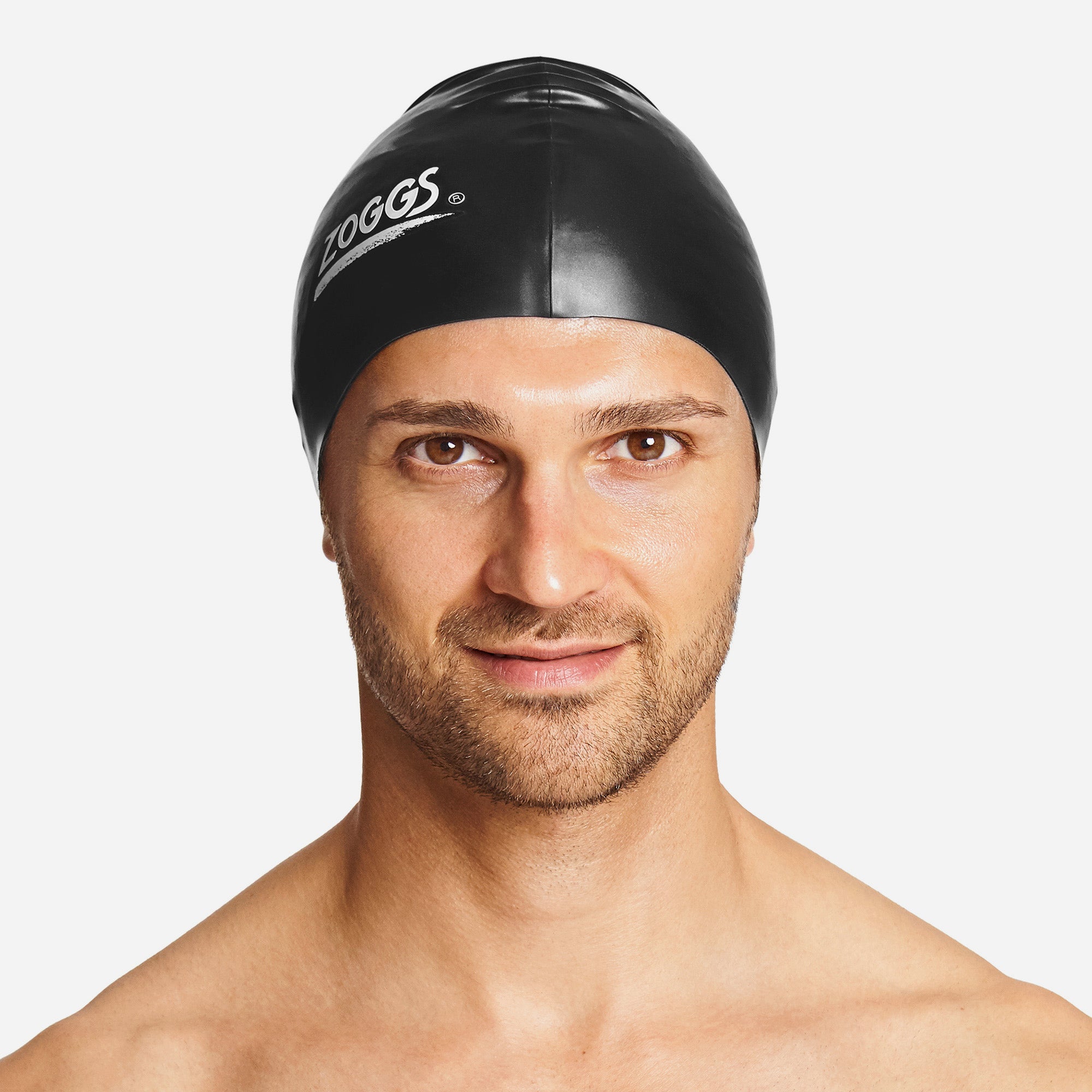 Nón Bơi Người Lớn Zoggs Silicone Plain - Đen - Supersports Vietnam