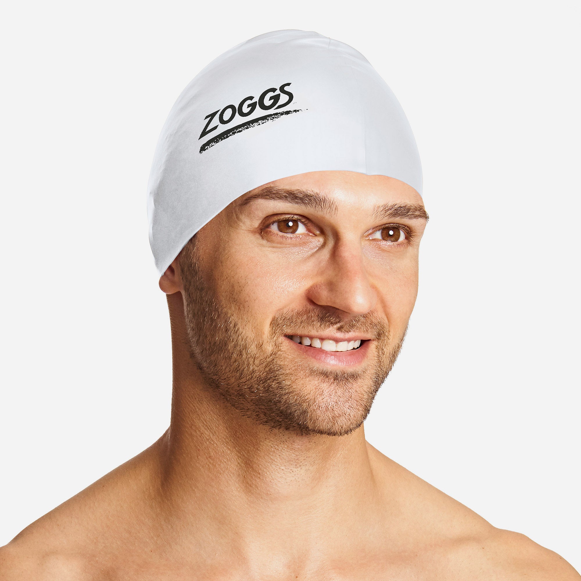 Nón Bơi Người Lớn Zoggs Silicone Plain - Trắng - Supersports Vietnam