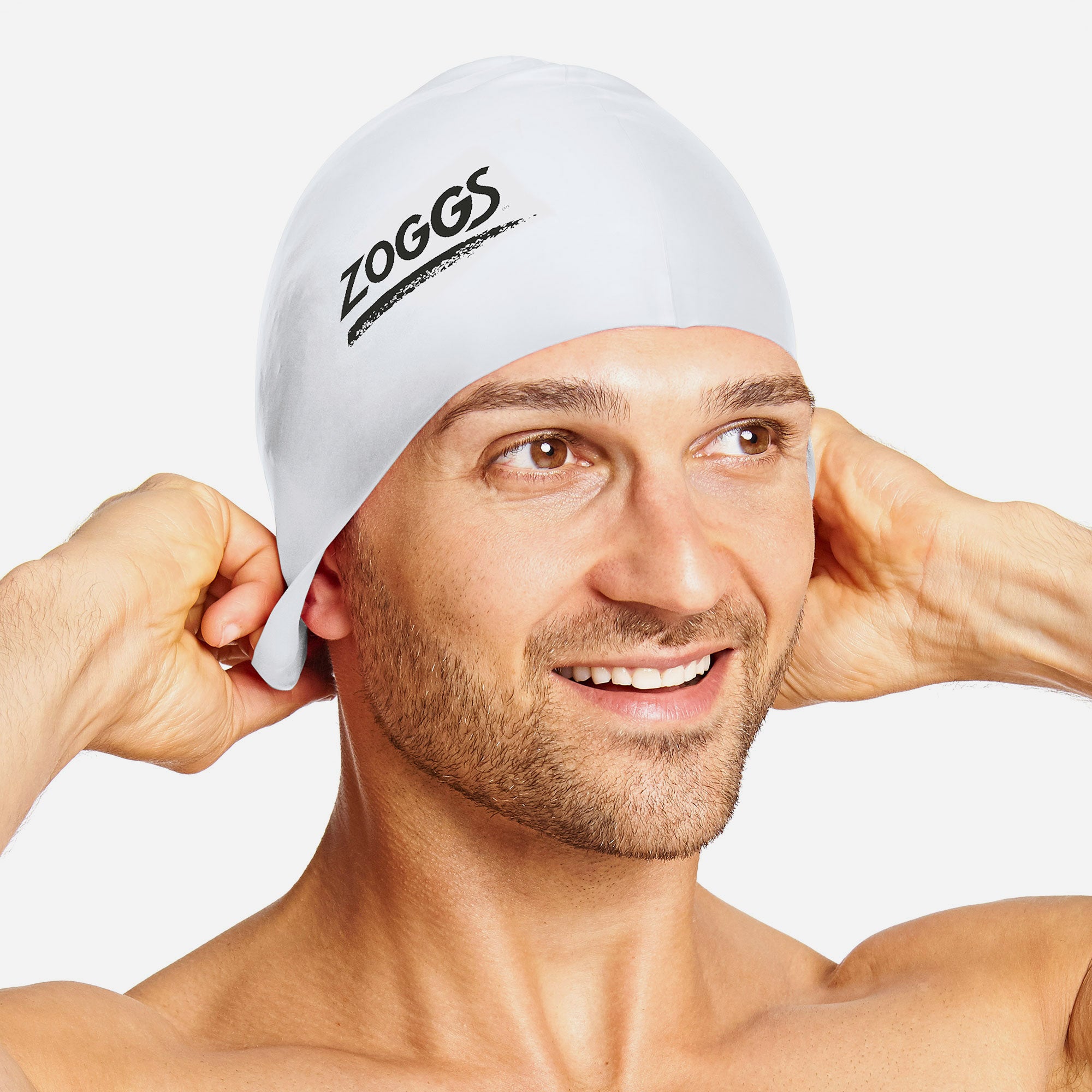 Nón Bơi Người Lớn Zoggs Silicone Plain - Trắng - Supersports Vietnam