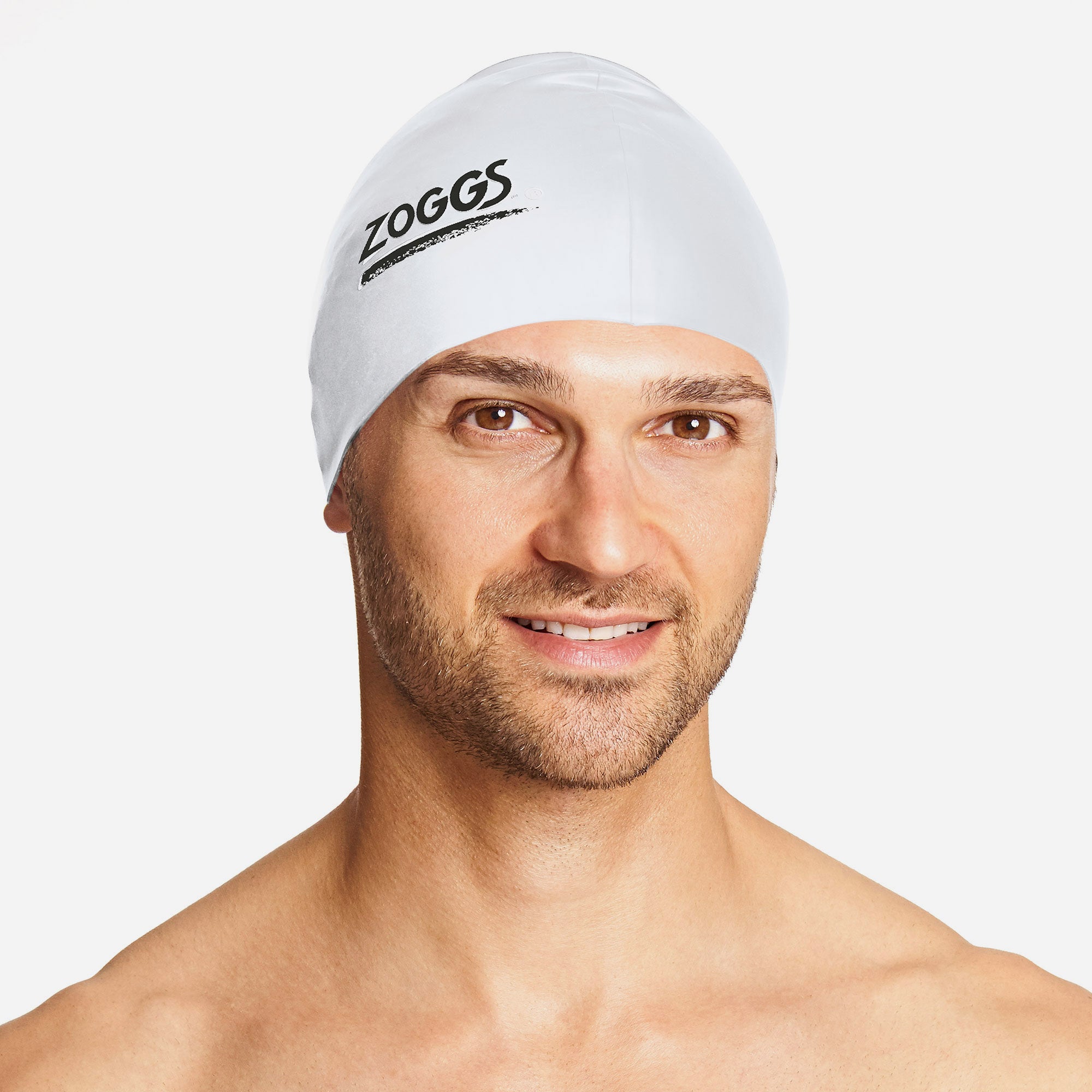 Nón Bơi Người Lớn Zoggs Silicone Plain - Trắng - Supersports Vietnam