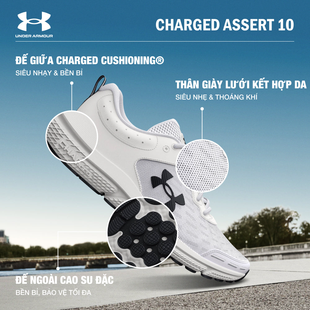 Giày Chạy Bộ Nam Under Armour Charged Assert 10 - Supersports Vietnam