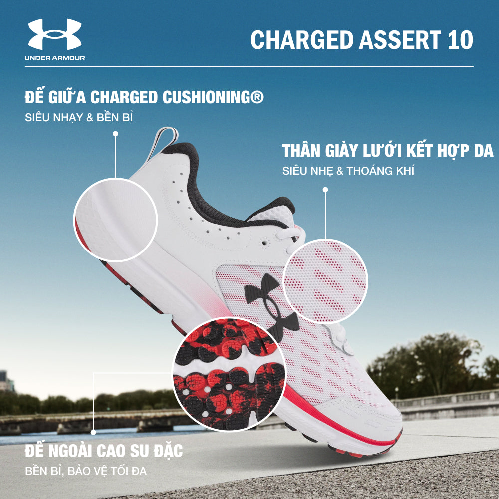 Giày Chạy Bộ Nam Under Armour Charged Assert 10 - Supersports Vietnam
