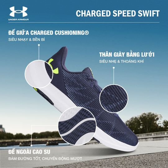 Giày Chạy Bộ Nam Under Armour Charged Speed Swift