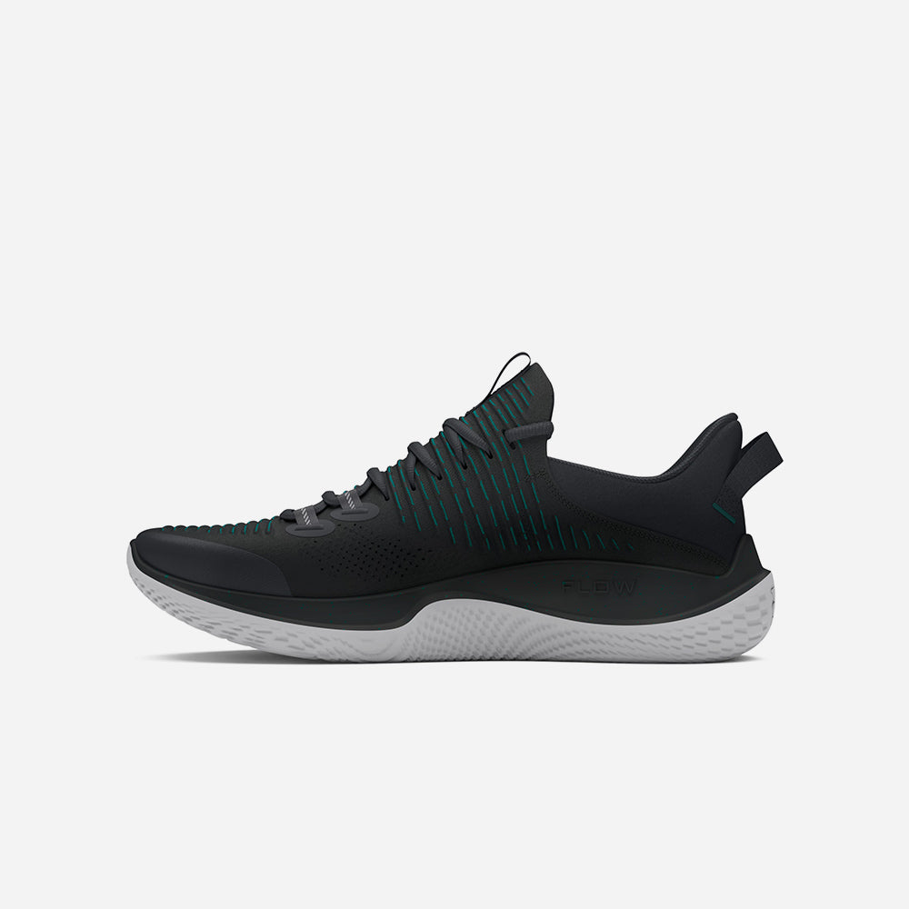 Giày Tập Luyện Nam Under Armour Flow Dynamic Intelliknit 'Black Hydro Teal' - Supersports Vietnam