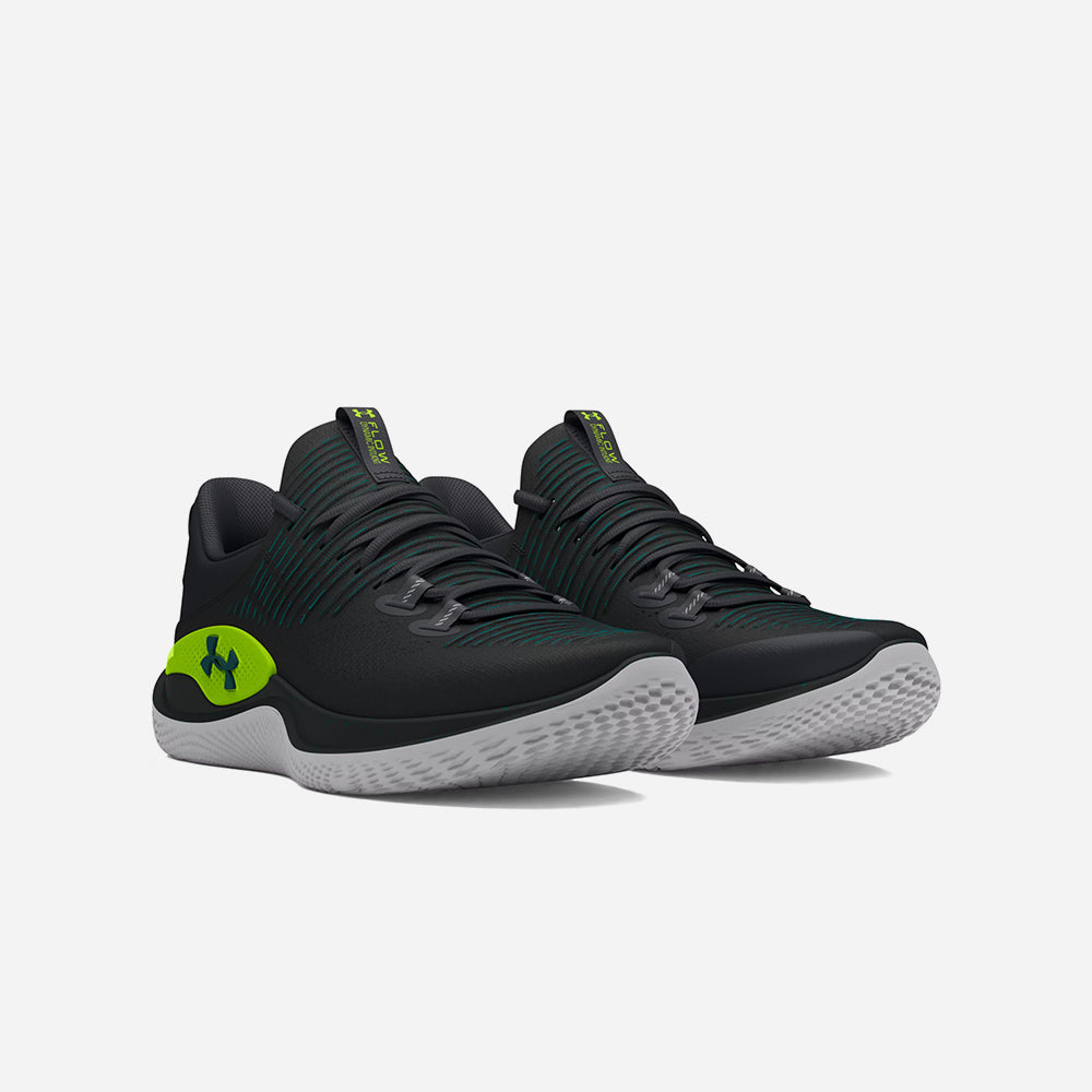 Giày Tập Luyện Nam Under Armour Flow Dynamic Intelliknit 'Black Hydro Teal' - Supersports Vietnam
