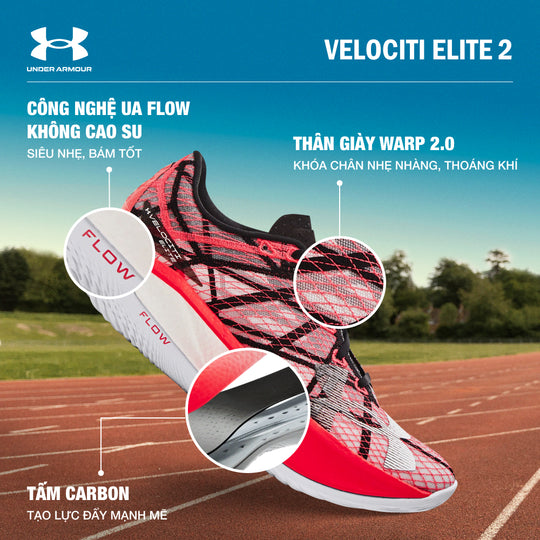 Giày Chạy Bộ Unisex Under Armour Velociti Elite 2