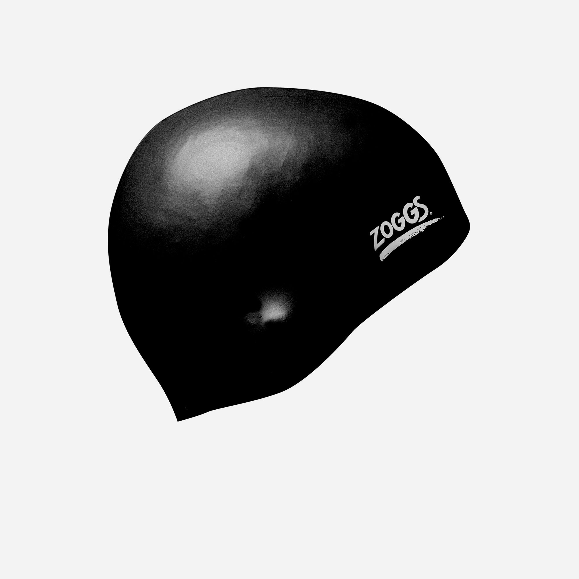 Nón Bơi Người Lớn Zoggs Easy-Fit Silicone - Đen - Supersports Vietnam
