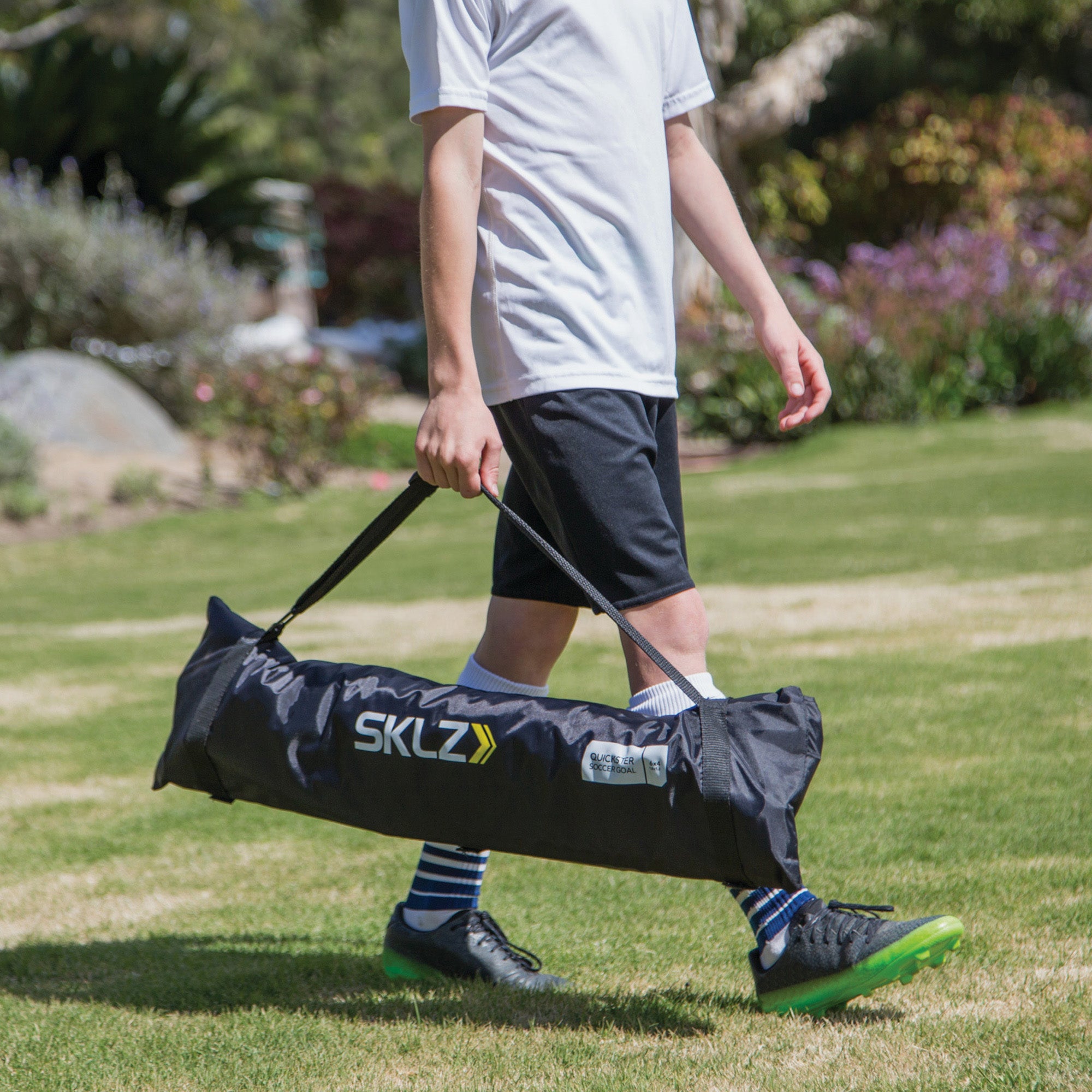 Khung Thành Tập Luyện Đá Banh, Đá Bóng Sklz Quickster Soccer Goal - Trắng - Supersports Vietnam