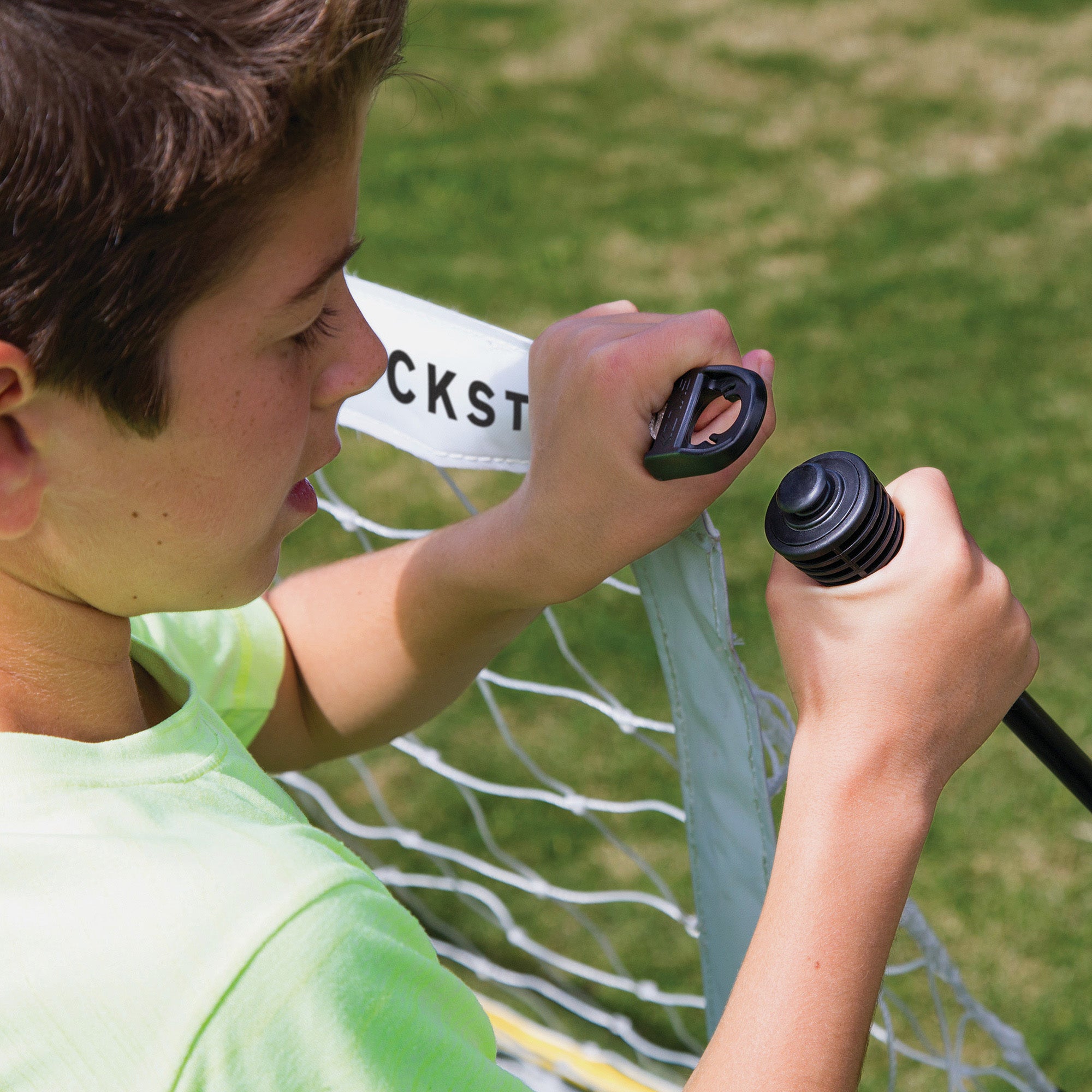 Khung Thành Tập Luyện Đá Banh, Đá Bóng Sklz Quickster Soccer Goal - Trắng - Supersports Vietnam