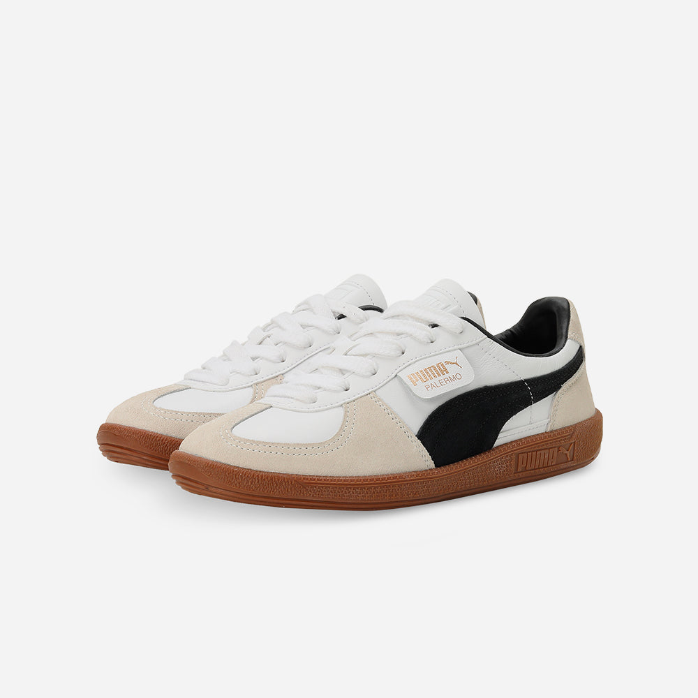 Giày Sneaker Unisex Puma Palermo Leather - Trắng - Supersports Vietnam