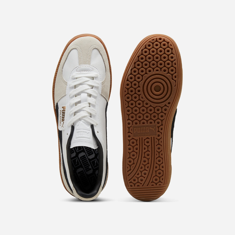 Giày Sneaker Unisex Puma Palermo Leather - Trắng - Supersports Vietnam