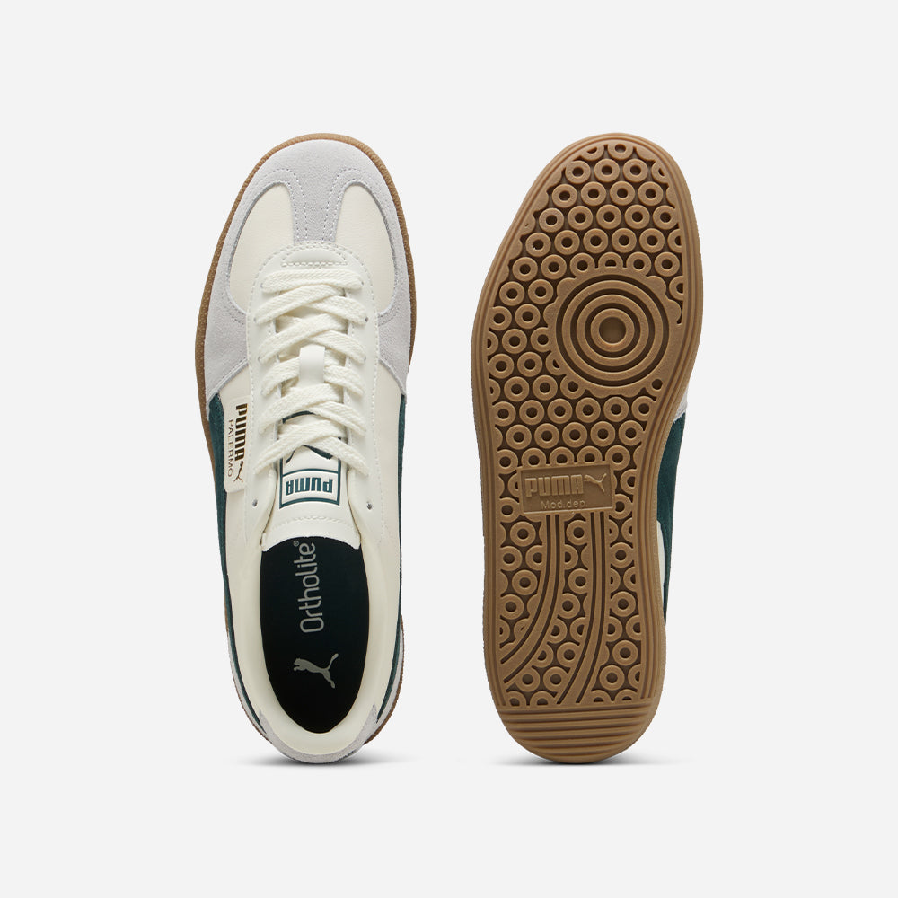 Giày Sneaker Unisex Puma Palermo Leather - Trắng - Supersports Vietnam