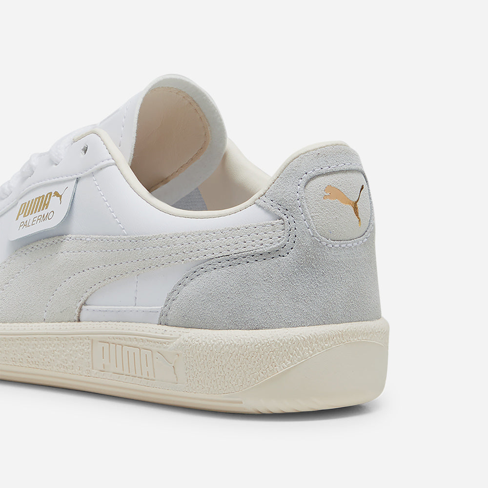 Giày Sneaker Trẻ Em Puma Palermo Leather Lace Up Jr - Trắng - Supersports Vietnam