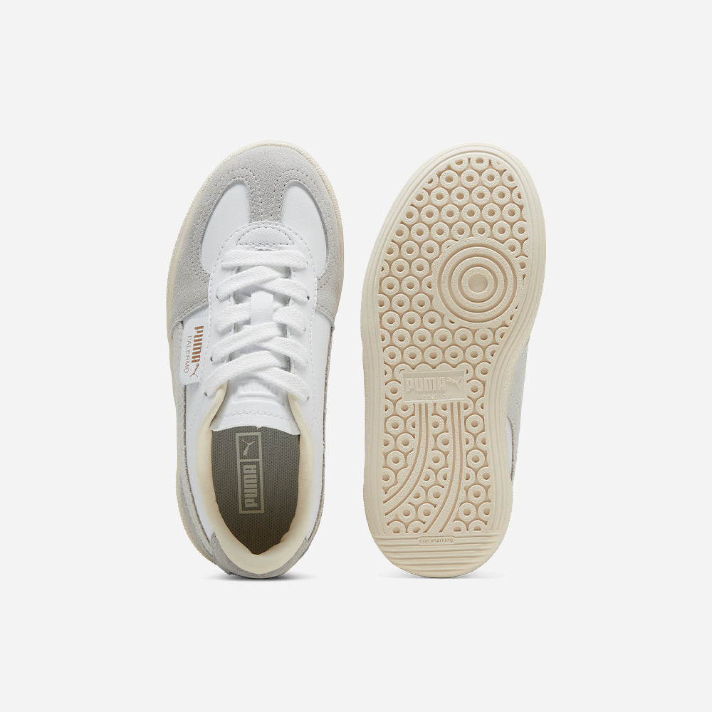Giày Sneaker Trẻ Em Puma Palermo Leather Lace Up Ps - Trắng - Supersports Vietnam