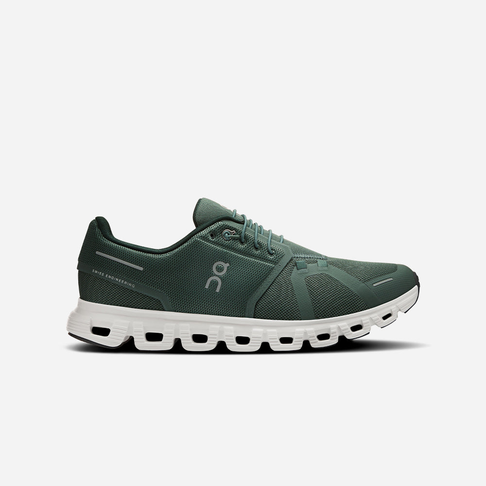 Giày Sneaker Nam On Running Cloud 6 - Xanh Lá - Supersports Vietnam