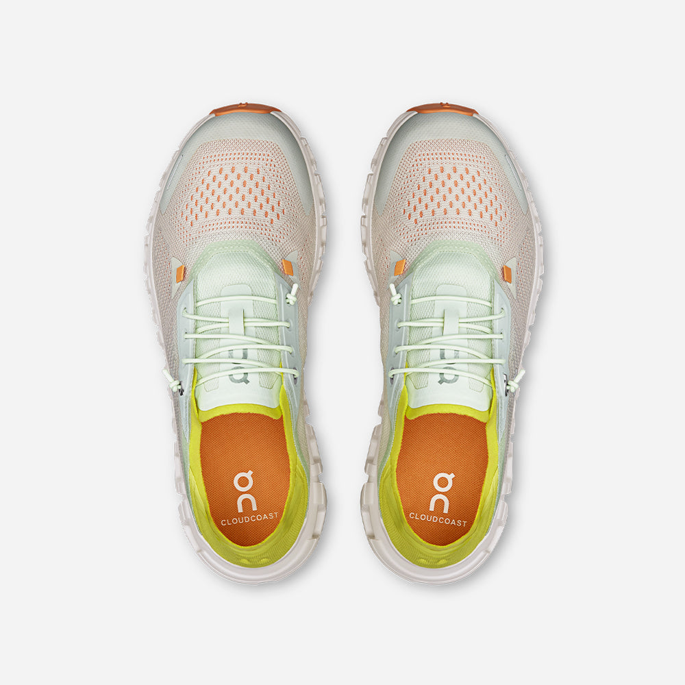 Giày Sneaker Nữ On Running Cloud 6 Coast - Vàng Chanh - Supersports Vietnam
