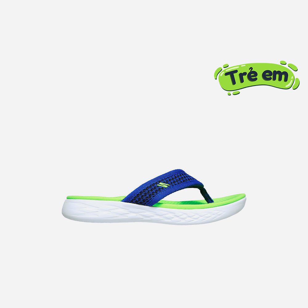 Dép Xỏ Ngón Bé Trai Skechers Boys - Xanh Lá - Supersports Vietnam