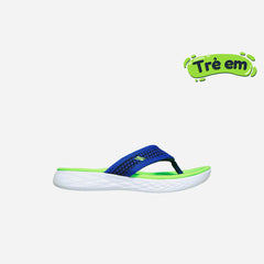 Dép Xỏ Ngón Bé Trai Skechers Boys - Xanh Lá - Supersports Vietnam