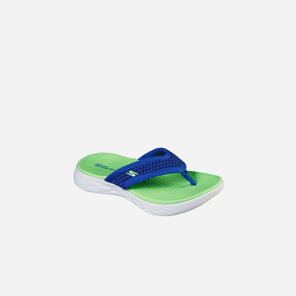 Dép Xỏ Ngón Bé Trai Skechers Boys - Xanh Lá - Supersports Vietnam